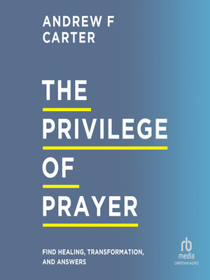 cover image of The Privilege of Prayer